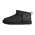 Botas Ugg W Classic Ultra Mini Leather - Negro