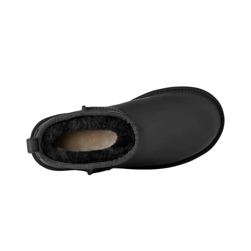 Botas de cuero Ugg W Classic Ultra Mini - Negro