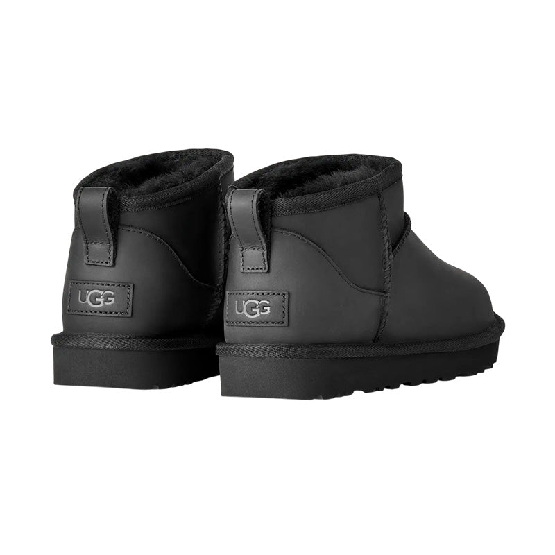 Bottes Ugg W Classic Ultra Mini Leather - Noir