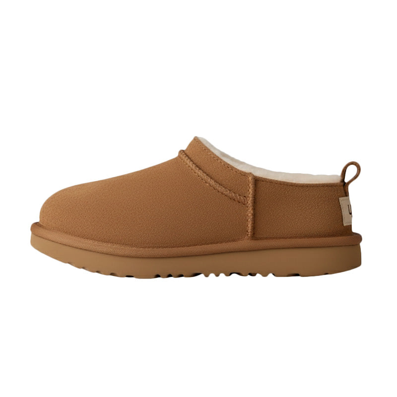 Pantuflas Ugg K-Classic Micro Mule - Castaño