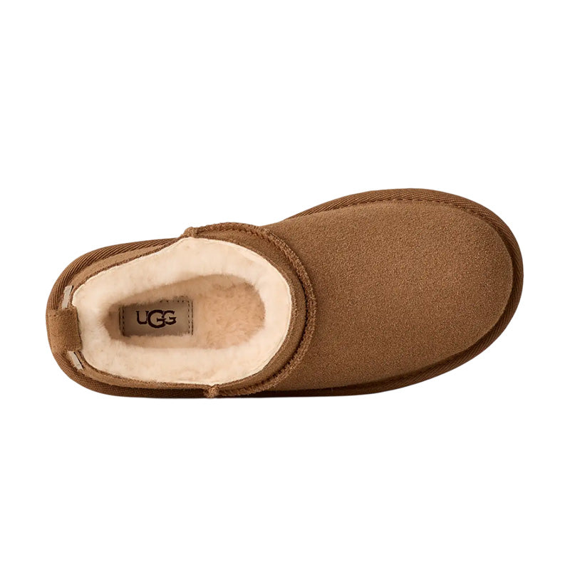 Pantuflas Ugg K-Classic Micro Mule - Castaño