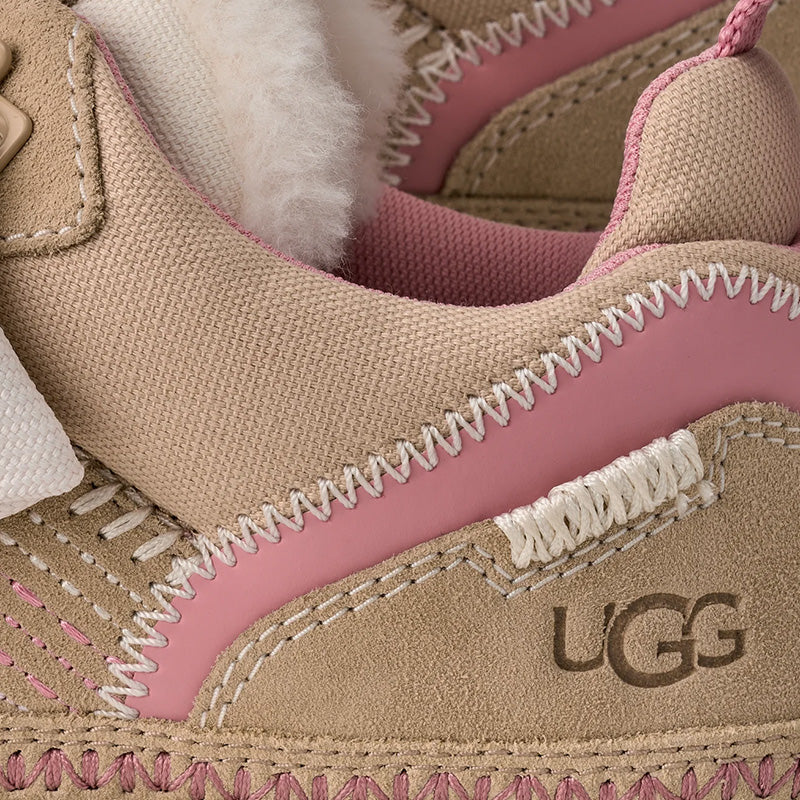 Women's UGG Lowmel Meadow Trainers - Sand, Pink