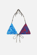 Elvis Upcycled MULTI 1 bikini top