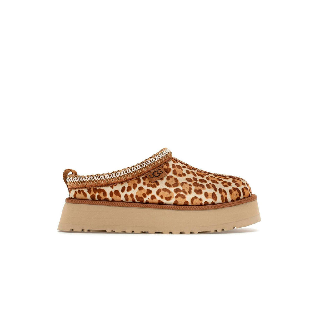 Ugg Tazz Plains Slipper Felicity Leopard Jasmine (W) - Beige