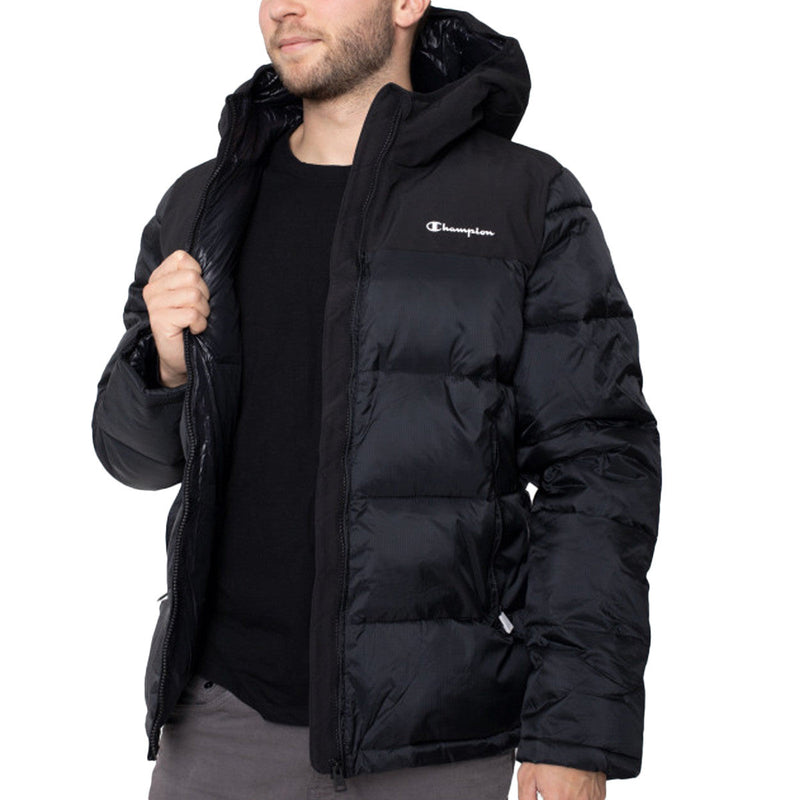 Doudoune Champion Classic Block Full Zip - Bleu Marine