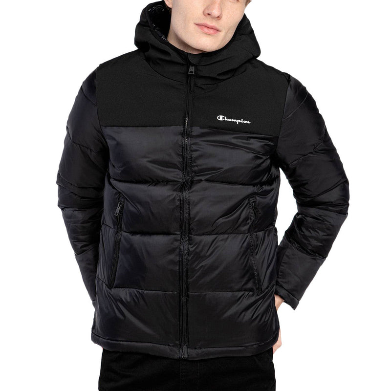 Doudoune Champion Classic Block Full Zip - Noir