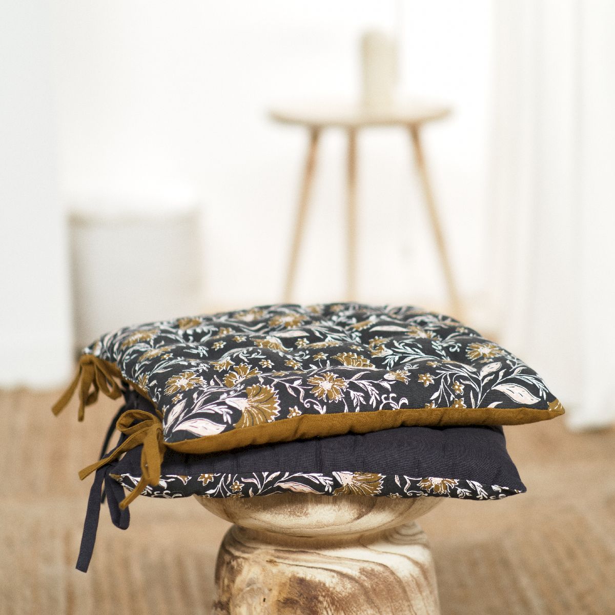 Indies - Assise Matelassée - Marron