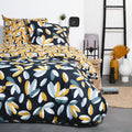 Sunshine - Bed Set Pattern 10.4 - Black