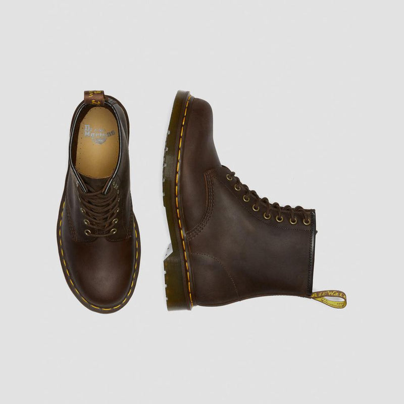 Dr Martens - Botas lisas 1460 - Marrón