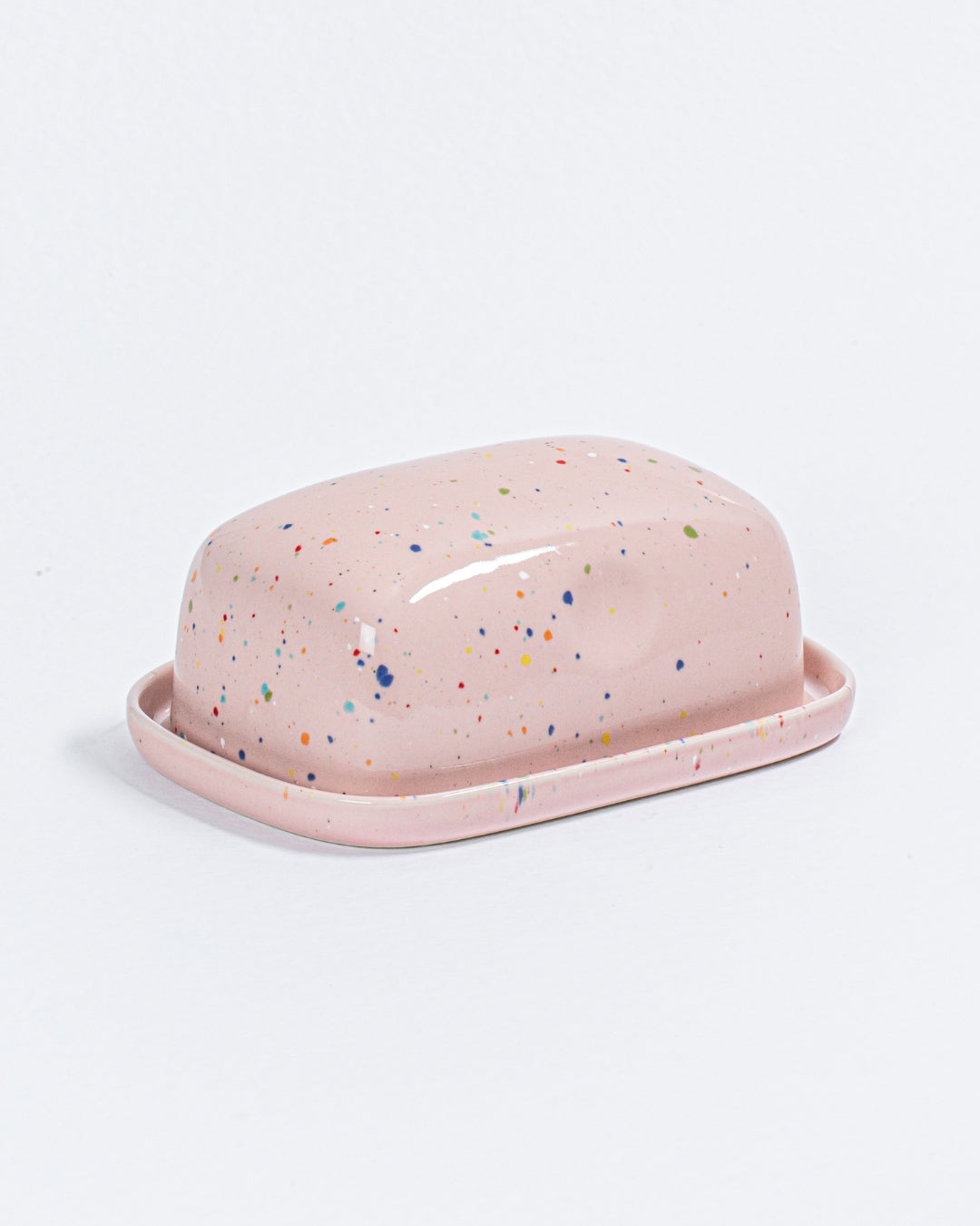 New Party Butter Dish - Pink