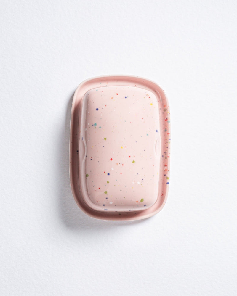 New Party Butter Dish - Pink