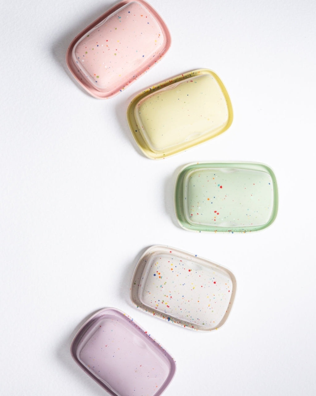 New Party Butter Dish - Pink