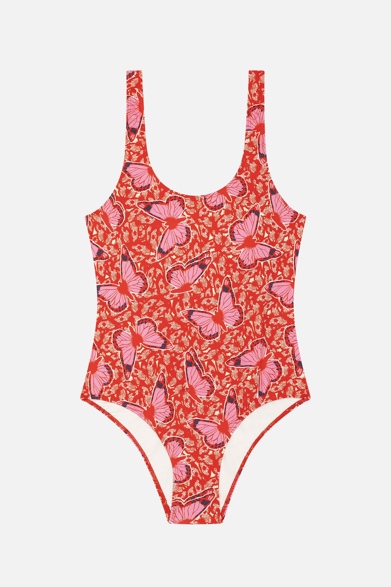Pamela Farfalla RED swimsuit