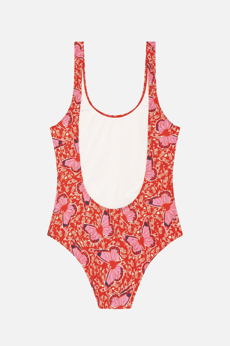 Pamela Farfalla RED swimsuit