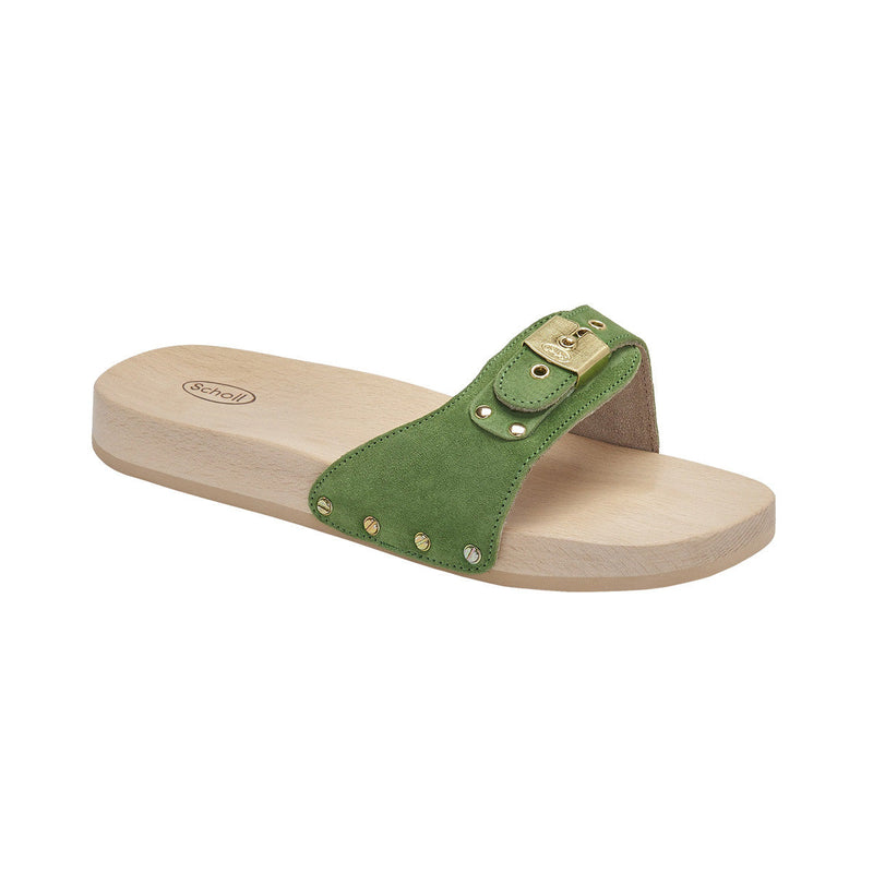 Sandals Scholl Pescura Flat Suede - Green