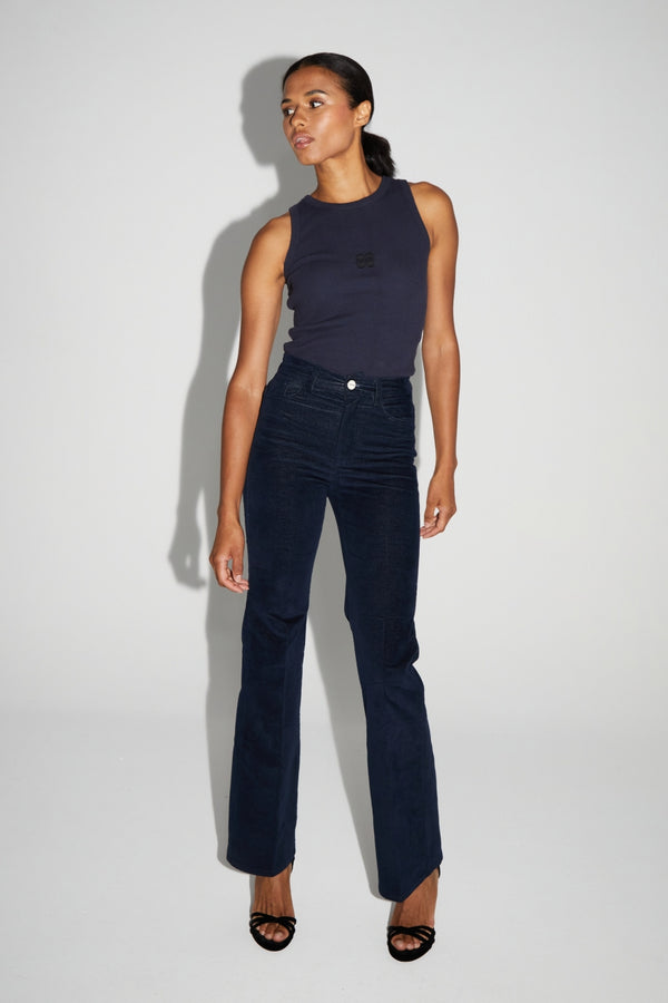 Théo Navy Speckled Top Made In Portugal