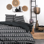 Sunshine - Bed Set Pattern 11.6 - Black