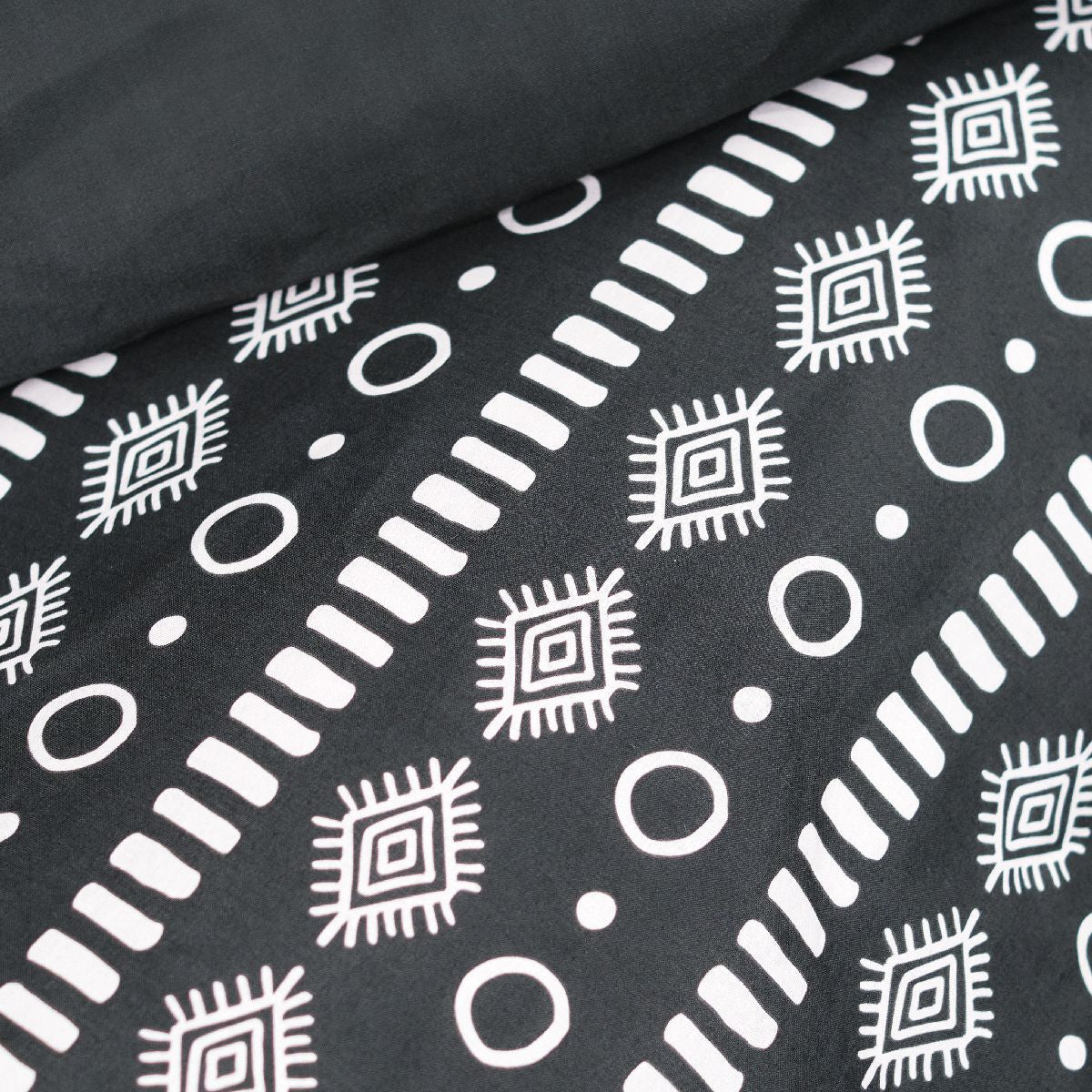 Sunshine - Bed Set Pattern 11.6 - Black