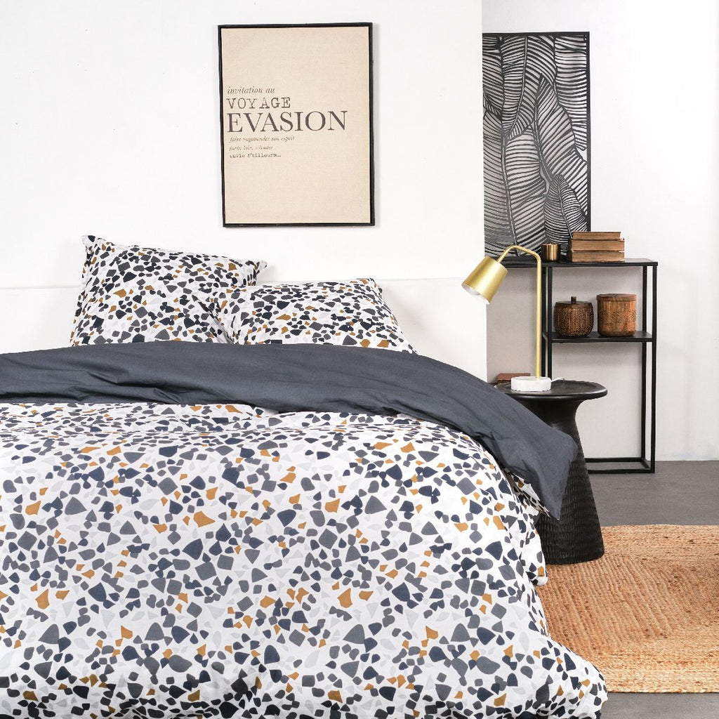 Sunshine - Juego De Cama Estampado 11.9 - Negro