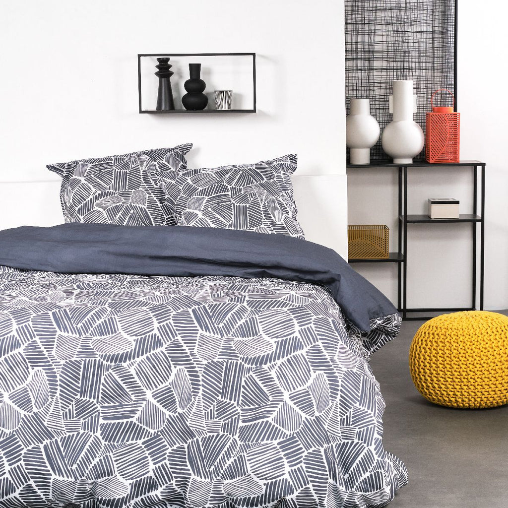 Sunshine - Parure De Lit Motif 11.19 - Gris
