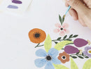 Coffret Peinture Au Numéro - Petit Pinceau - Flowers Par Art.Iisan