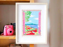 Coffret Peinture Au Numéro - Petit Pinceau - Fenêtre Ouverte Sur Naples Par Limistic
