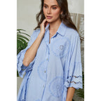 Camisa - Beige - Mujer