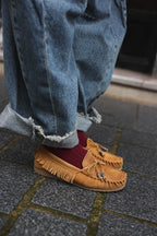 Camel Suede Loafers