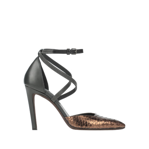 Brunello Cucinelli - Court shoes - Bronze - Woman