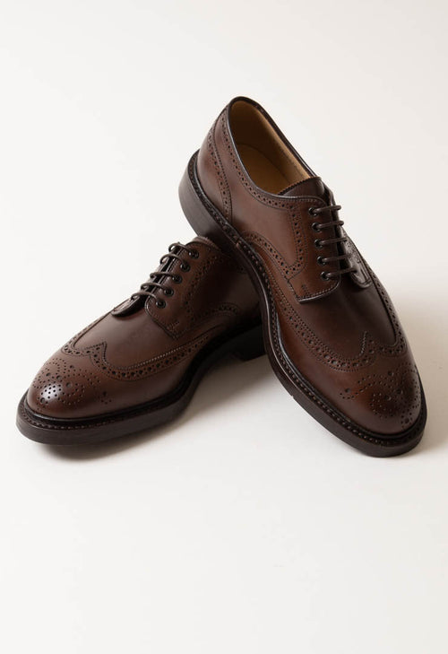 Brogues Jack marron en cuir pleine fleur - 2