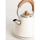 Pack Petit Grille-Pain Toast Retro + Grande Bouilloire 1,7L Kettle Retro - Blanc Cassé