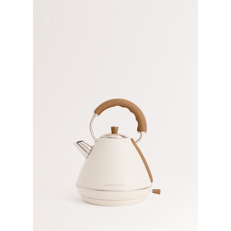 Pack Petit Grille-Pain Toast Retro + Grande Bouilloire 1,7L Kettle Retro - Blanc Cassé