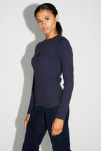 T-Shirt Hugo Navy Moucheté Fabriqué Au Portugal