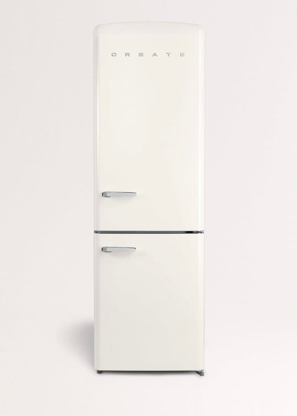 Fridge Stylance 330L - Réfrigérateur Combiné Style Rétro - Blanc Cassé