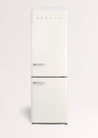 Fridge Stylance 330L - Réfrigérateur Combiné Style Rétro - Blanc Cassé