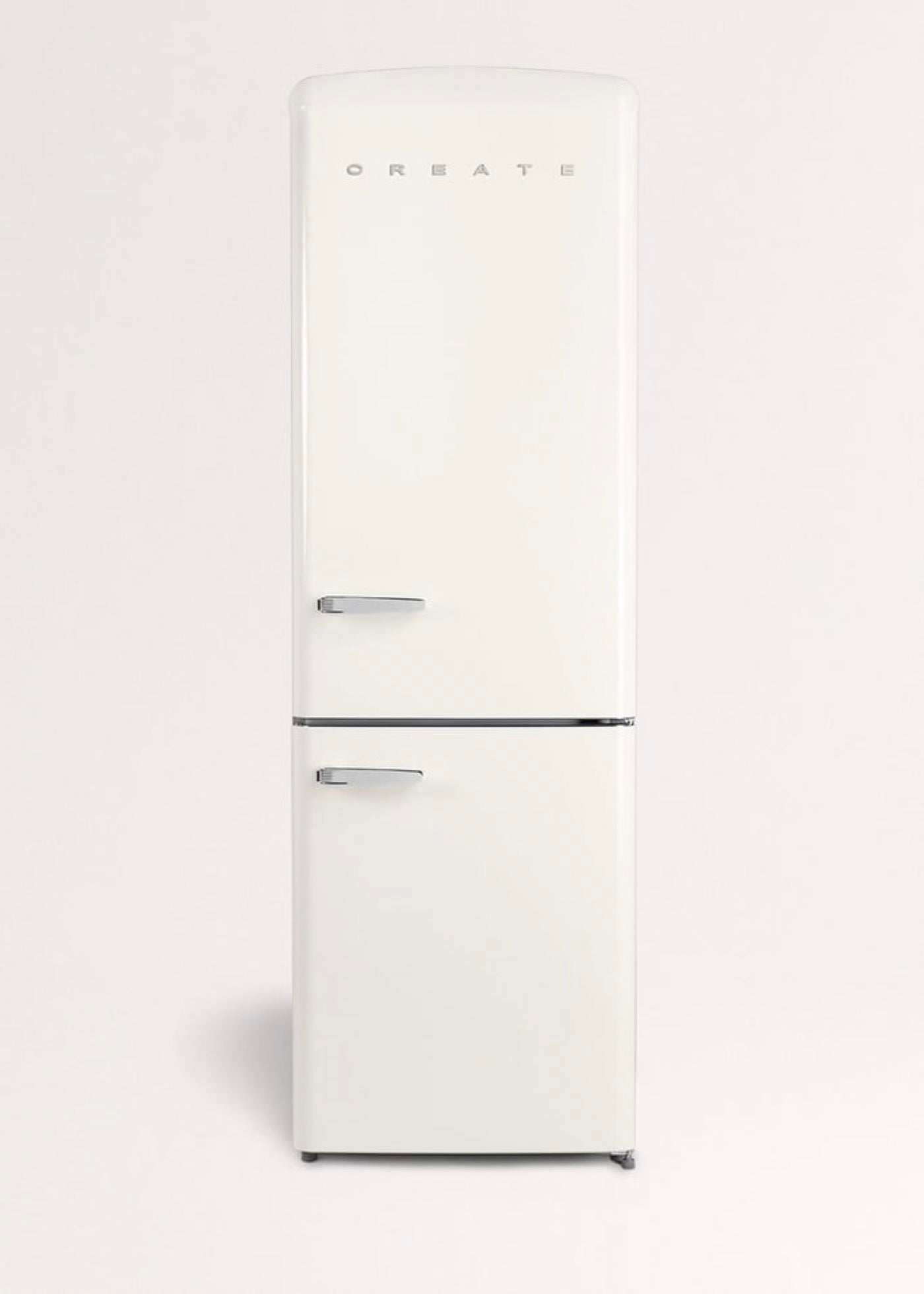 Fridge Stylance 330L - Réfrigérateur Combiné Style Rétro - Blanc Cassé