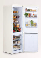 Fridge Stylance 330L - Réfrigérateur Combiné Style Rétro - Blanc Cassé