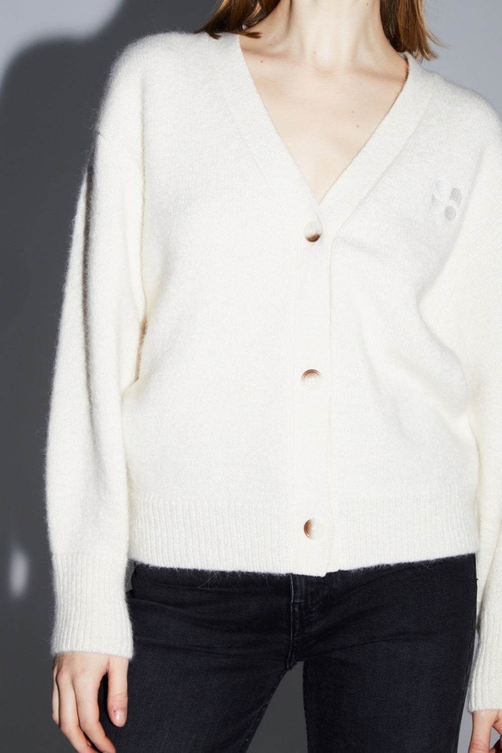 Cardigan Mira Naturel 100% Laine Extra Vierge Fabriqué Au Portugal