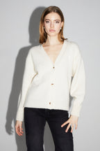 Cardigan Mira Naturel 100% Laine Extra Vierge Fabriqué Au Portugal