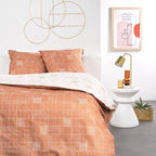 Sunshine - Parure De Lit Motif 11.22 - Orange