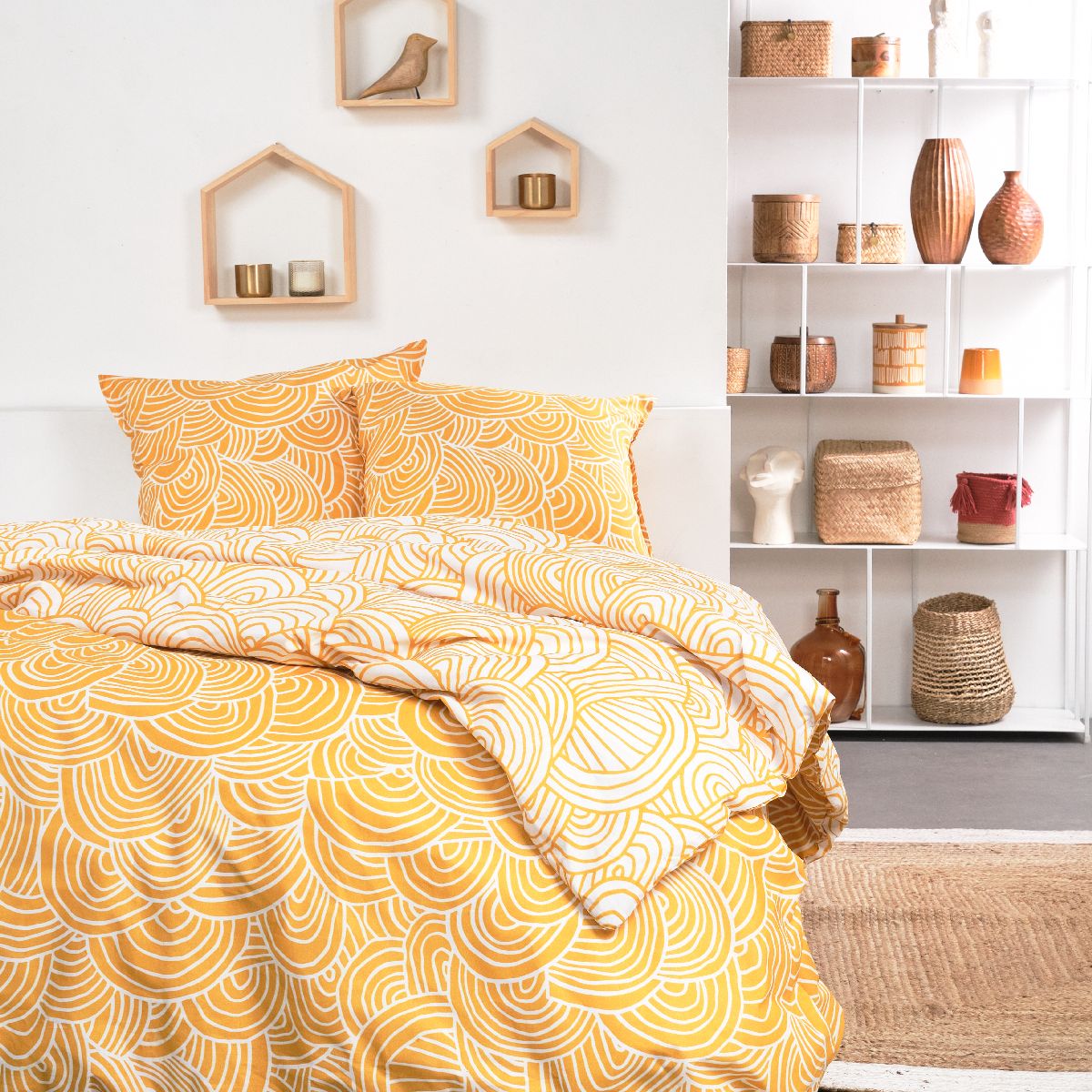 Sunshine - Juego De Cama Estampado 11.31 - Amarillo