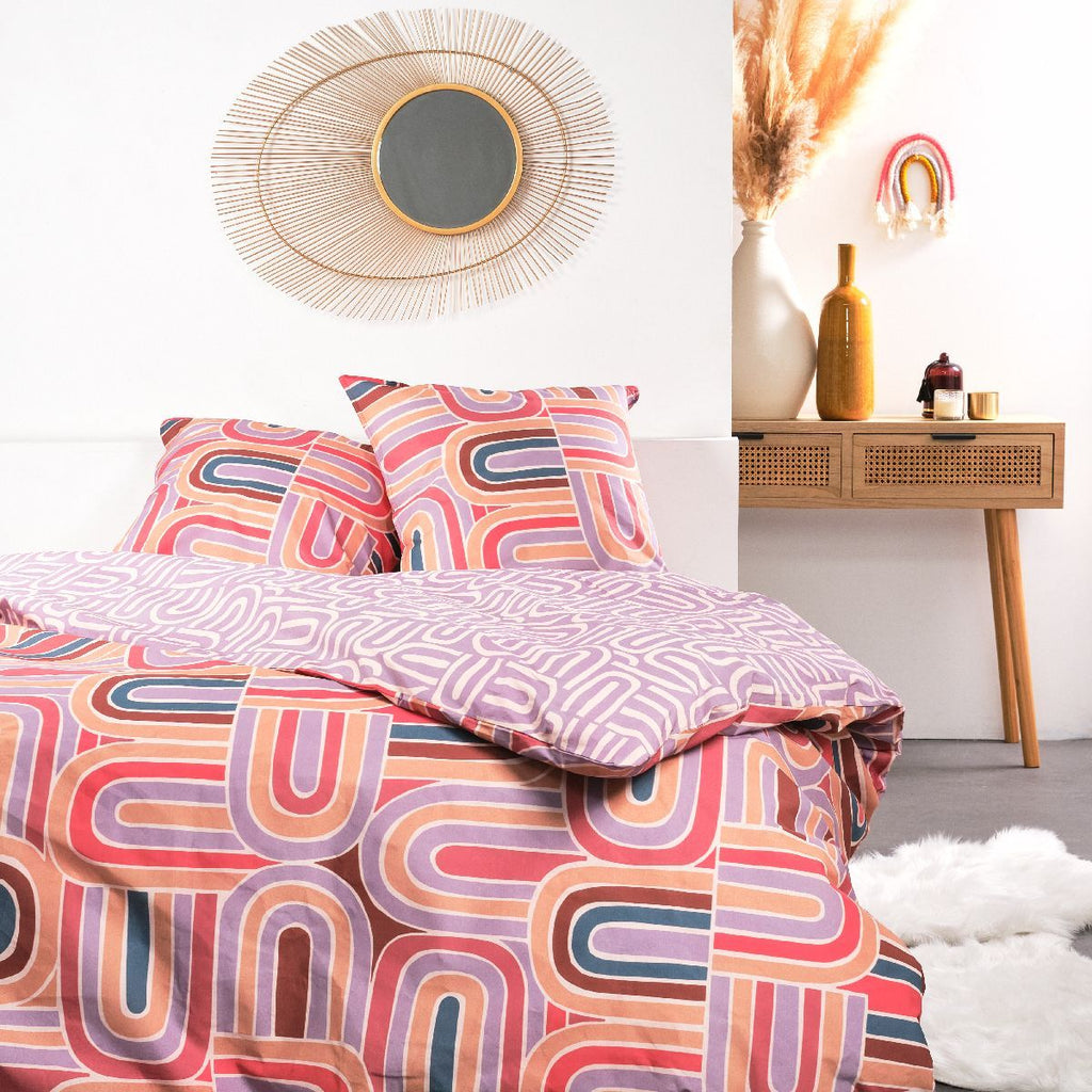Sunshine - Parure De Lit Motif 11.53 - Rouge