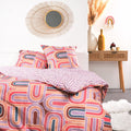 Sunshine - Parure De Lit Motif 11.53 - Rouge