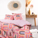 Sunshine - Parure De Lit Motif 11.53 - Rouge