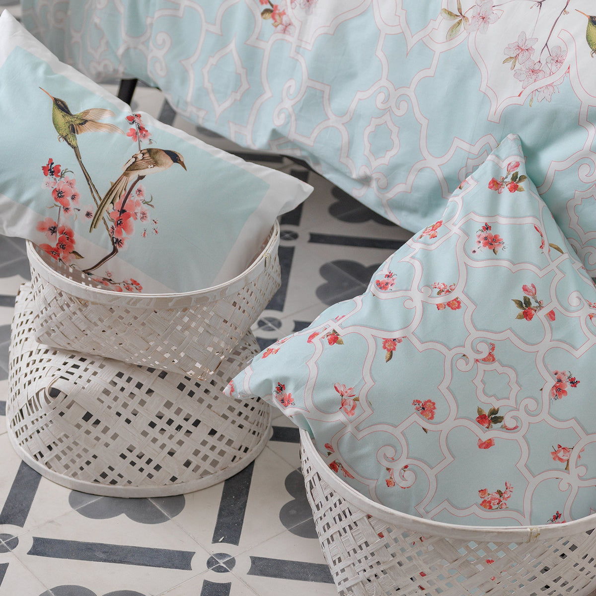 Sakura Cushion Cover - Multicoloured