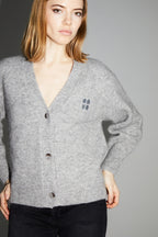 Cardigan Mira Grey 100% Laine Extra Vierge Fabriqué Au Portugal