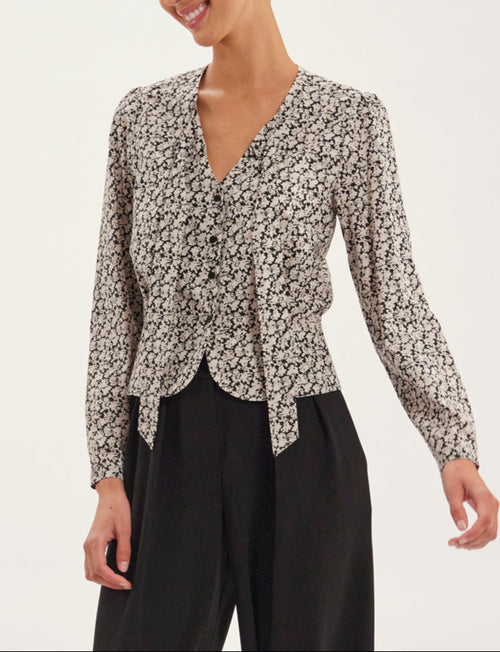 Top Emeline - Black Beige