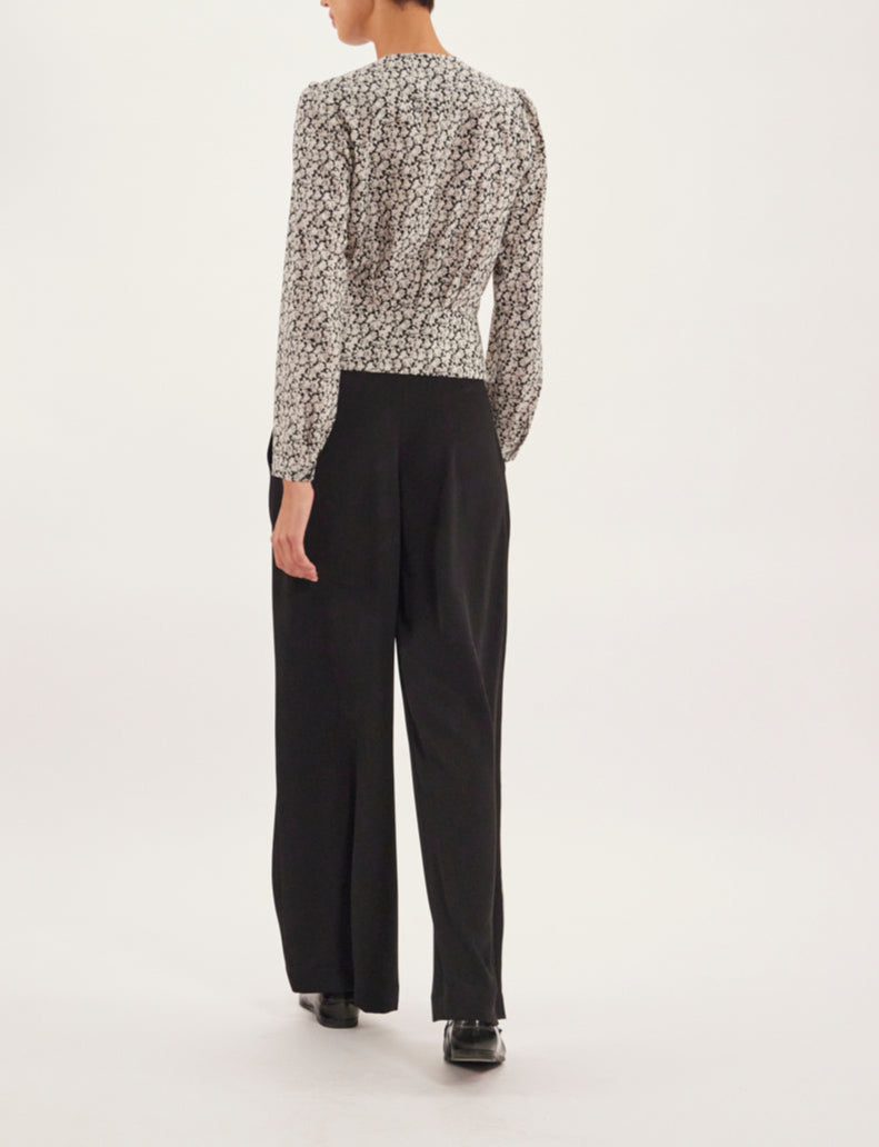 Top Emeline - Negro Beige