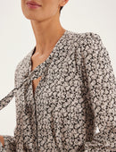 Top Emeline - Negro Beige