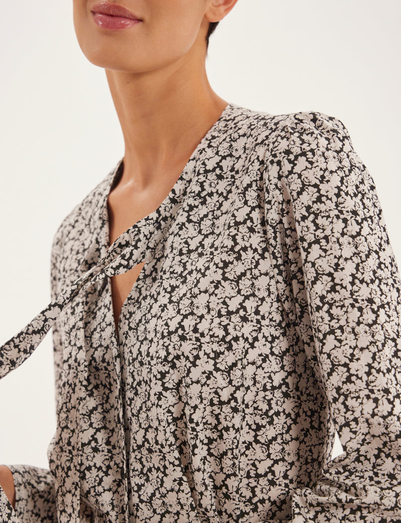 Top Emeline - Negro Beige